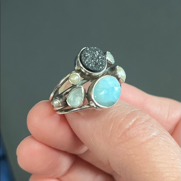 Sterling Silver Boho Ring - Size 9 - Picture 4 of 4